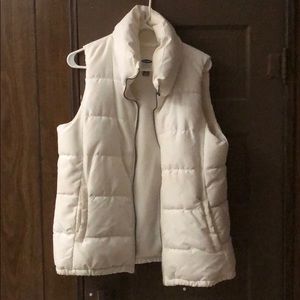 White Puffy Vest